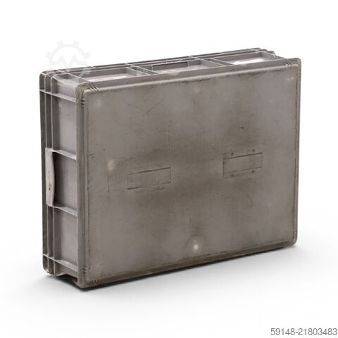 Használt Euro konténerek, minden fal zárt, H: 800, S: 600, M: 210 (mm). 85 liter, H: Kruizinga 98-449GB-PAL