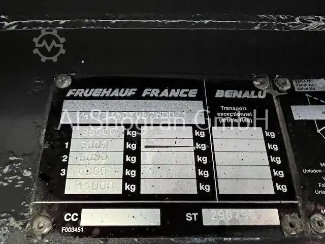 Wywrotka Benalu 3 xAchse PBW/Voll Alu/Liftachse/50 m³