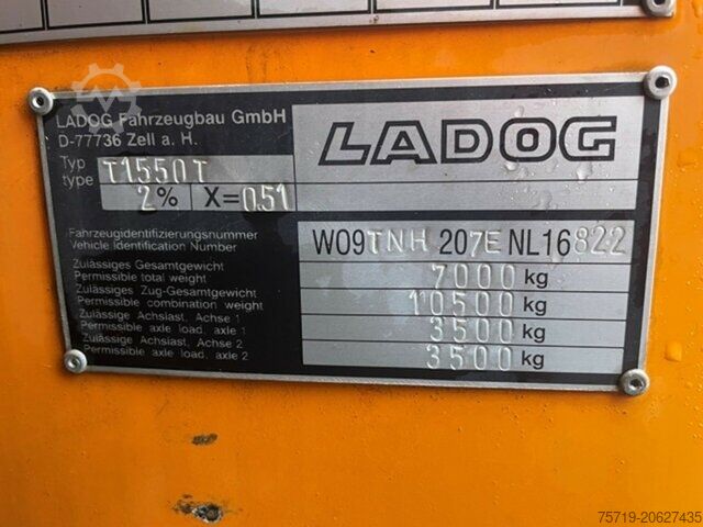 Απορριμματοφόρο Ladog T 1550 T 4x4 Zöller Micro