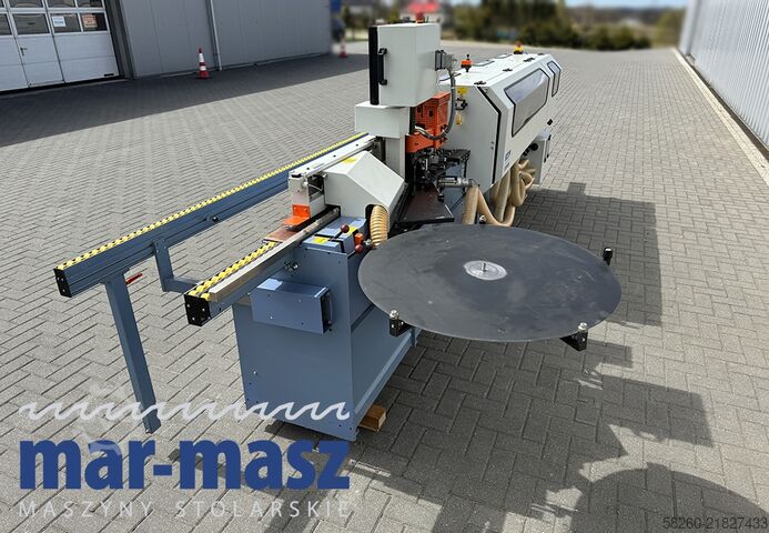 Gereviseerde kantenaanlijmmachine HEBROCK AKV 3005DK-F zarabianie naroży, wstępny frez