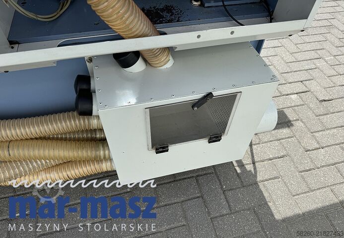 Gereviseerde kantenaanlijmmachine HEBROCK AKV 3005DK-F zarabianie naroży, wstępny frez