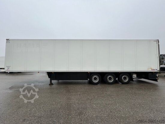 Lavt bygger sættevogn SCHMITZ SCB S3B KüHLAUFLIEGER, TK SLXI 300, DOPPELSTOCK, BLUMENBREITE