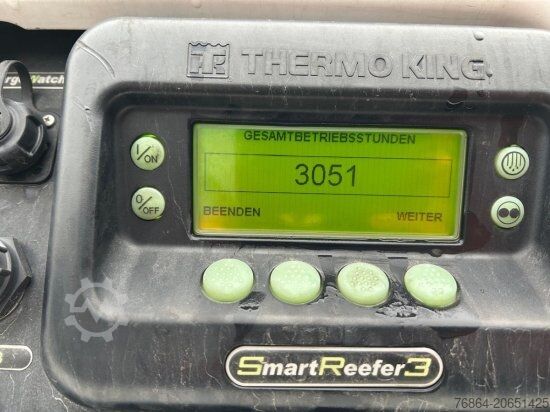 Lavt bygger sættevogn SCHMITZ SCB S3B KüHLAUFLIEGER, TK SLXI 300,  DOPPELSTOCK, BLUMENBREITE