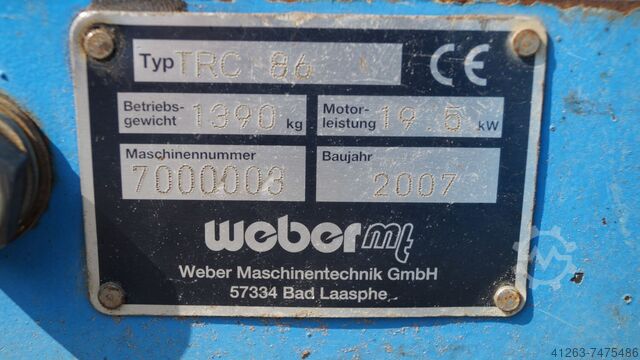 Slootwals Weber TRC 86