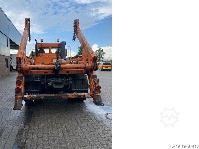 Skip truck Mercedes-Benz 1828 Atego 4x4 Meiller Euro3