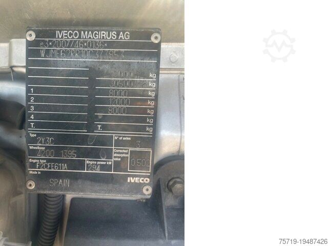 Śmieciarka Iveco Stralis 400 6x2 Euro6 Faun VarioPress 524