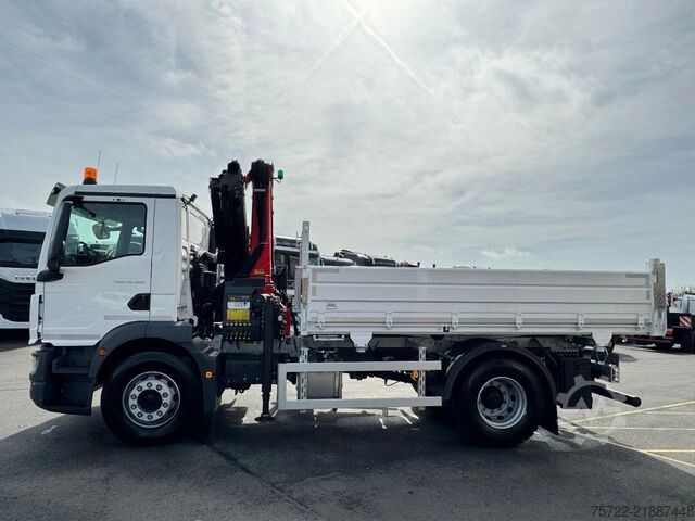 Ανατροπή 3 όψεων MAN TGM 18.320 4x2 BB 3-Seiten Krankipper Palfinger