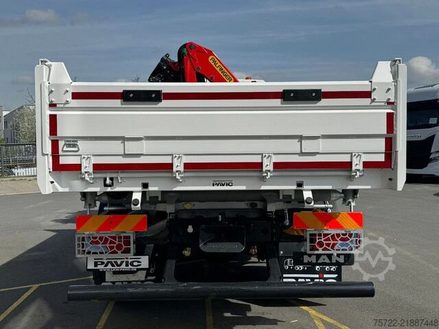 Ανατροπή 3 όψεων MAN TGM 18.320 4x2 BB 3-Seiten Krankipper Palfinger