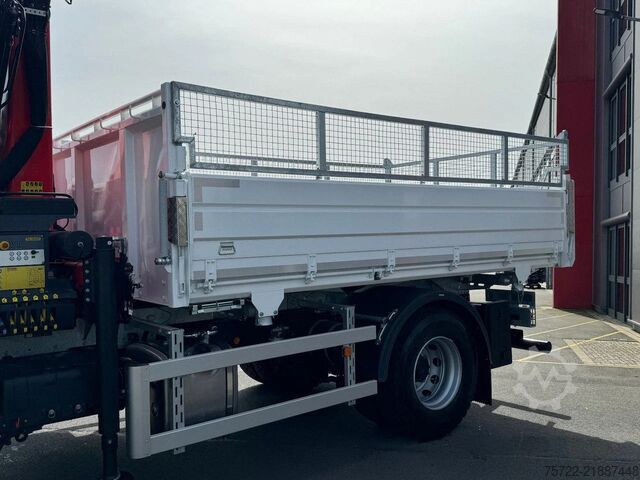 Ανατροπή 3 όψεων MAN TGM 18.320 4x2 BB 3-Seiten Krankipper Palfinger