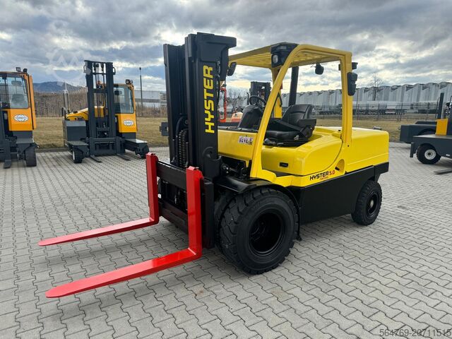 Stivuitor cu patru roți Hyster H 5.0 FT / Container version / New price