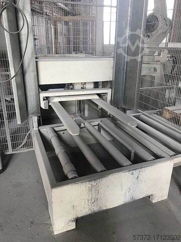 System napełniania wiader i paletyzacji Vollenda/Robopac/Ehcolo Rotoplat 3000 HD/Motoman EPL 160