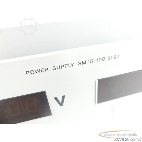 Component  Delta Elektronika SM 15-100 S167 Netzteil SN: 925101900074