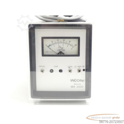 Dittel component Dittel BM 2000 Balance - Meßgerät SN:239-5209