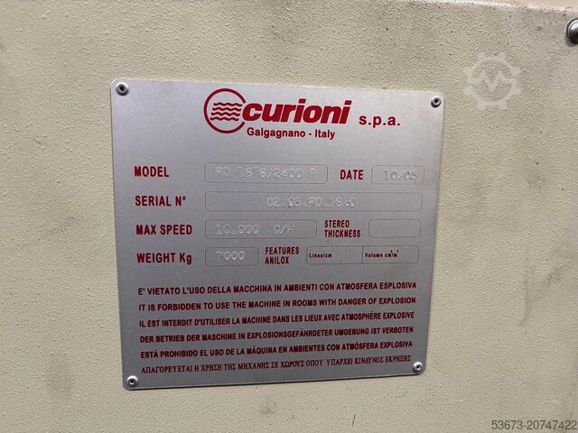 2005 Curioni 240 Plus Curioni 240 Plus