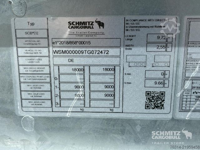 Výměnný podvozek přívěsu Schmitz Cargobull Anhänger Wechselfahrgestell Standard