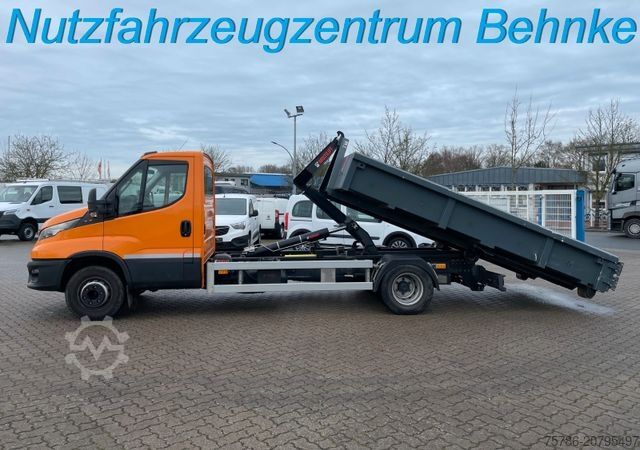Tipper van IVECO Daily 72C18 BL/ Hiab CityHaken/ AC/ Luftfederung