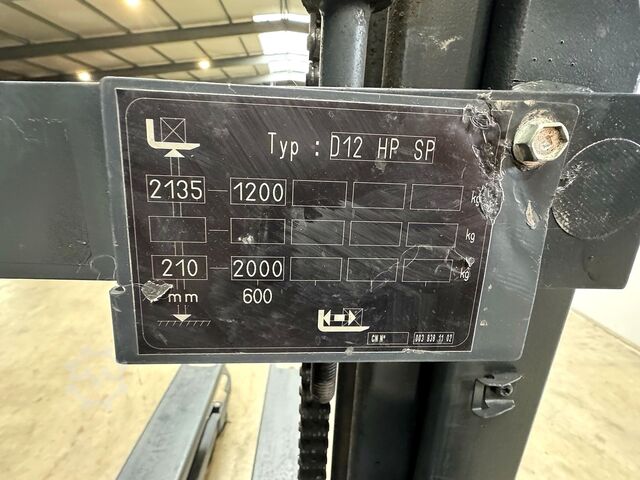 44/2023 servis + UVV 03/2027 Linde D12H Linde D12 HP SP