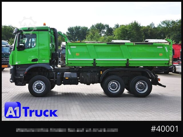 Autocamion basculant tridirecțional MERCEDES-BENZ Arcos 3342 BB, 6X6 Meiller Bordmatik