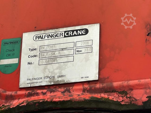 Platós teherautó UNIMOG U 500 / Palfinger PK 23000 / Personenkorb/ Winde