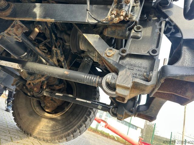 Platós teherautó UNIMOG U 500 / Palfinger PK 23000 / Personenkorb/ Winde