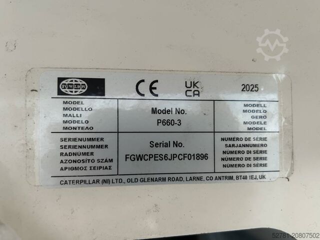 Kruszywo FG Wilson P660-3 - 660 kVA Genset - DPX-16022