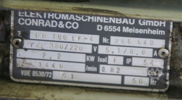 Druckgebläse 2,2 kW Edelstahl Lüfter 550 mm