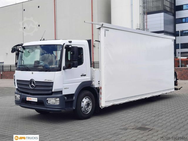 Speciallastbil MERCEDES-BENZ 1324 L ATEGO Hegla-Glasreff Kran PK10002 Funk