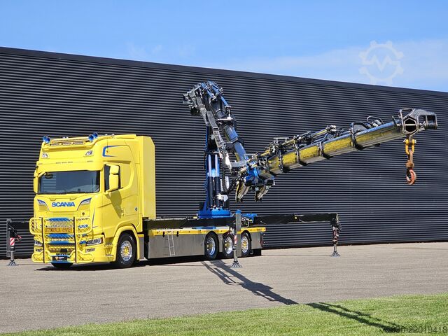 Darus teherautó Scania S580 V8 / 8x4 / FASSI 115 t/m CRANE / RETARDER