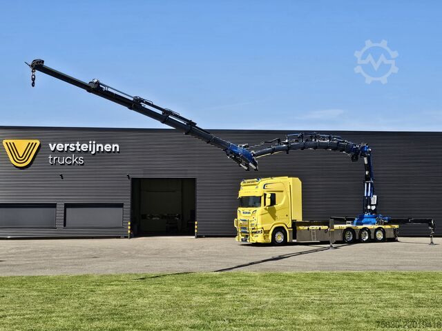 Darus teherautó Scania S580 V8 / 8x4 / FASSI 115 t/m CRANE / RETARDER