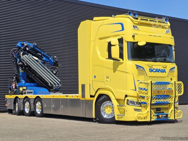 Darus teherautó Scania S580 V8 / 8x4 / FASSI 115 t/m CRANE / RETARDER