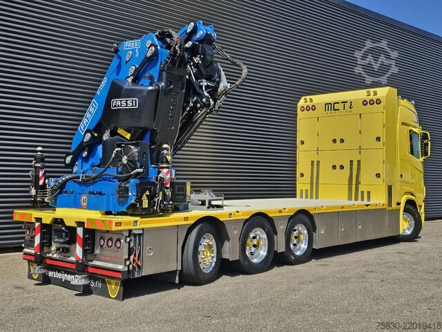 Darus teherautó Scania S580 V8 / 8x4 / FASSI 115 t/m CRANE / RETARDER