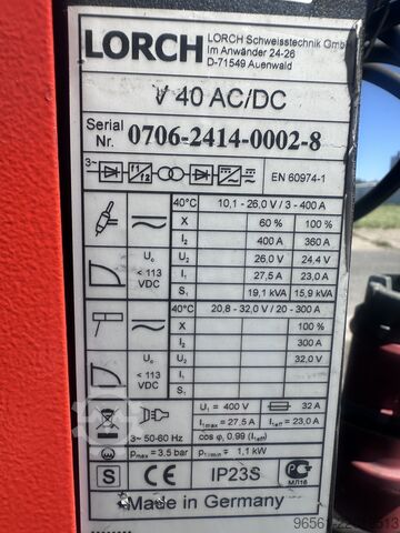 Svařovací sada Lorch WIG-Inverter V 40 AC/DC