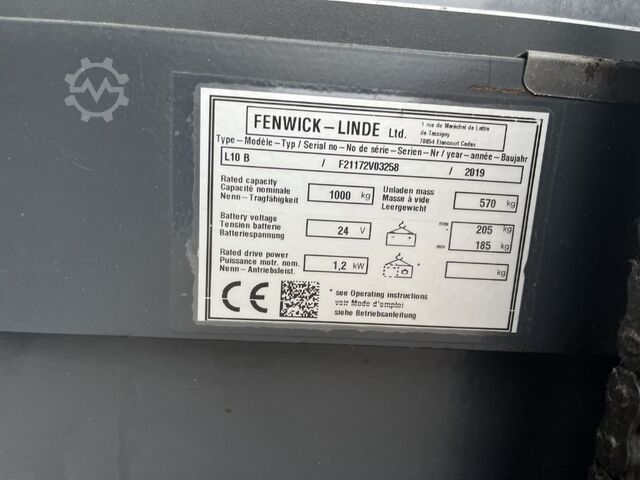 Pedestrian Stacker Linde L10B