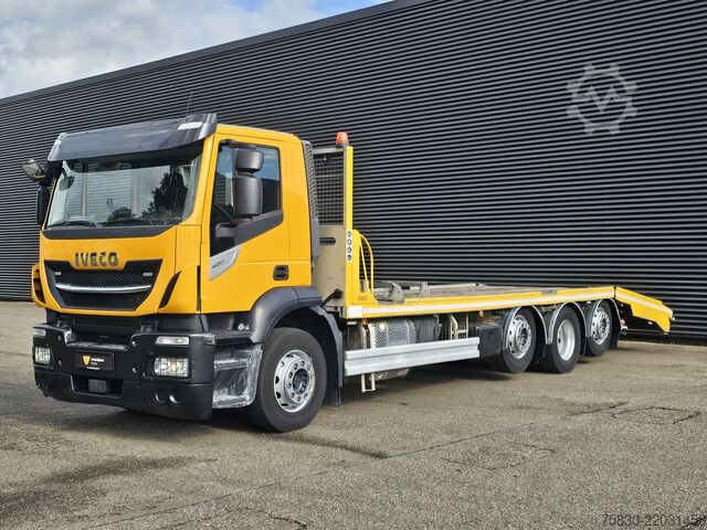Fourgon porte-voitures Iveco AD320S42 8x2 / RETARDER / WINCH / AUTO-TRANSPORTER