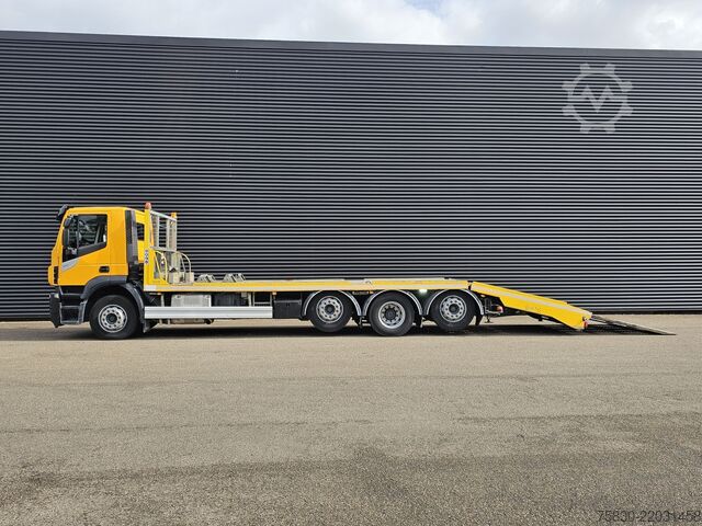 Fourgon porte-voitures Iveco AD320S42 8x2 / RETARDER / WINCH / AUTO-TRANSPORTER