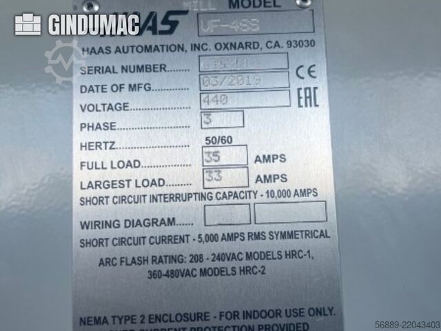 HAAS VF-4SS HAAS VF-4SS