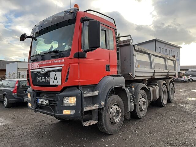 Tipper Truck MAN TGS 35.460 8x4 Meiller 3-way tipper