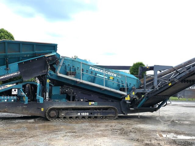 Zařízení pro hrubé třídění kusů Terex Warrior 1800