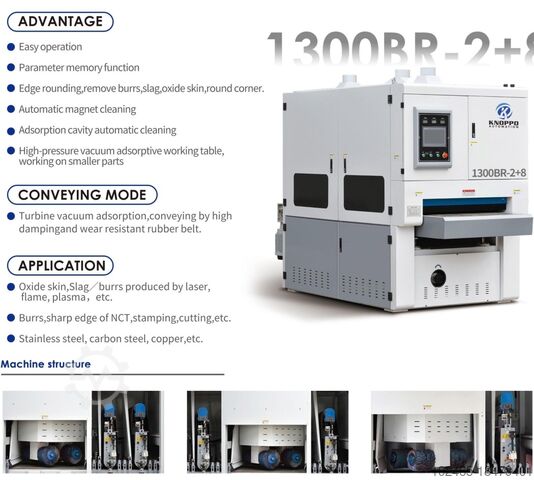 Máquina de rebarbação com escova KNOPPO KD-BR
