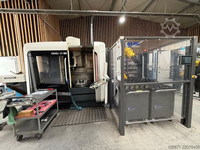 DMG MORI DMU 50 3rd mit LANG RoboTrex DMG MORI DMU 50 3rd