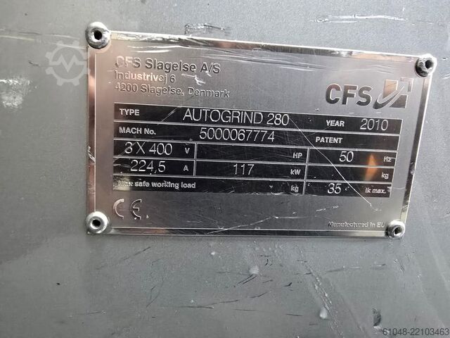 μηχάνημα επεξεργασίας κρέατος CFS AUTOGRIND 280