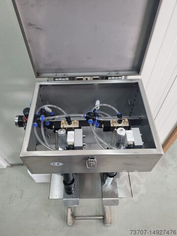 20ml - 5000ml Nuevo Vacuüm Afvulmachine 2 Koppig Doseer 20ml - 20.000ml Doseermachine Afvuller
