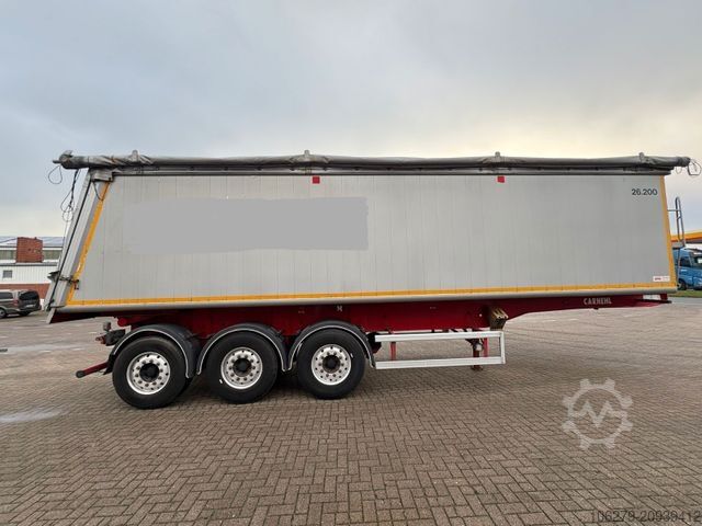 Kippers oplegger CARNEHL CHKS /A, 45cbm Alumulde, 5900KG