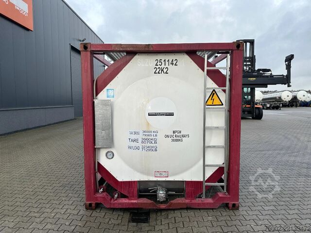 Tankcontainer CIMC tankcontainers 20FT ISO /  25.040L / L4BN / T12 / steam heatin...