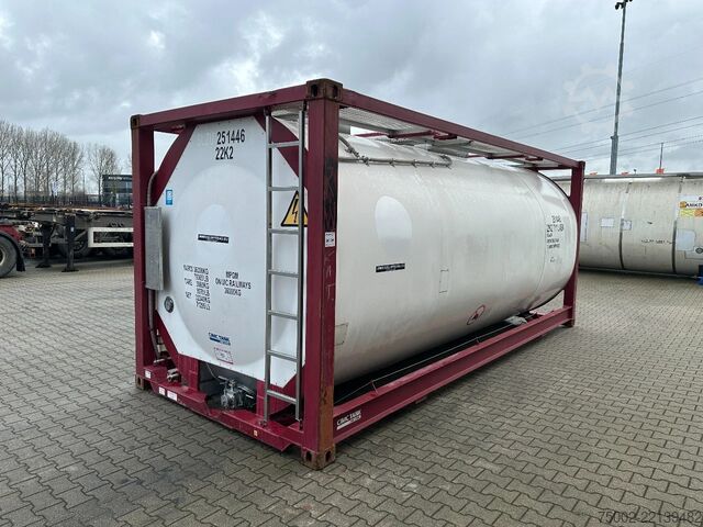 Tankcontainer CIMC tankcontainers 20FT ISO /  25.030L / L4BN / 22K2 / T11 / steam...
