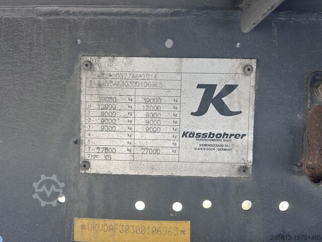 Semirremolque con lona "MEGA" Kässbohrer MAXIMA XS