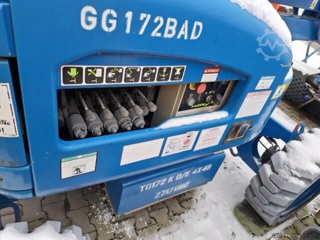 Scharnierende telescopische hoogwerker Niftylift HR17 HYBRID 4X4
