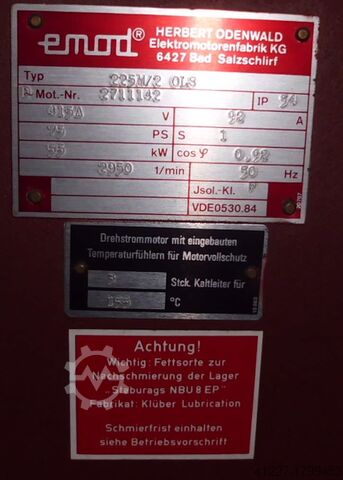 Motor eléctrico de 55 kW, 2950 rpm Emod 225M/2 OLS
