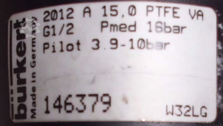 Valvola a solenoide Bürkert G 1/2 Zoll