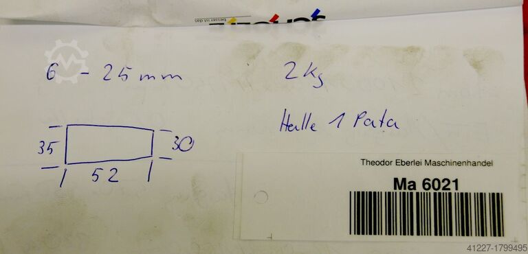 Μανίκια κολέτα 10 τεμάχια Stahl Ø 6-25 mm